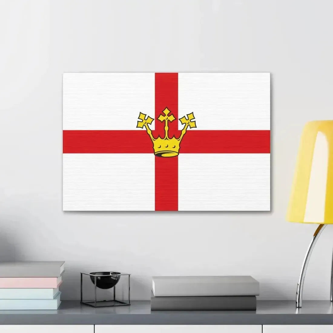 Flag of Koblenz Germany - Canvas Wall Art - The Sticker Space