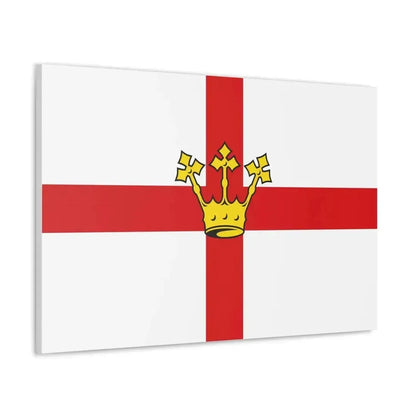 Flag of Koblenz Germany - Canvas Wall Art - The Sticker Space