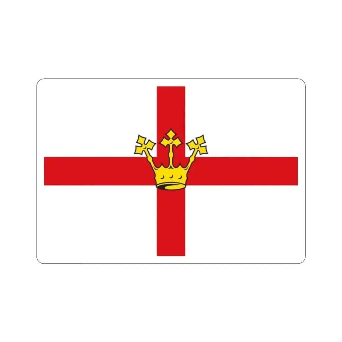 Flag of Koblenz Germany STICKER Vinyl Die-Cut Decal 2 Inch - The Sticker Space