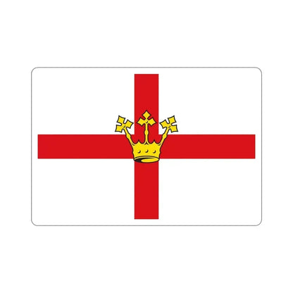 Flag of Koblenz Germany STICKER Vinyl Die-Cut Decal 4 Inch - The Sticker Space