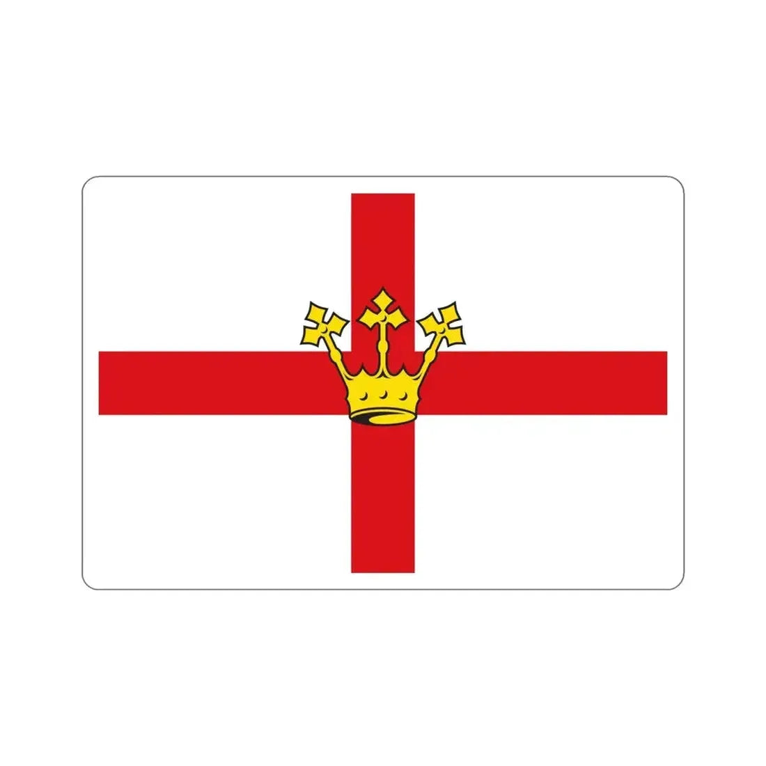 Flag of Koblenz Germany STICKER Vinyl Die-Cut Decal - The Sticker Space