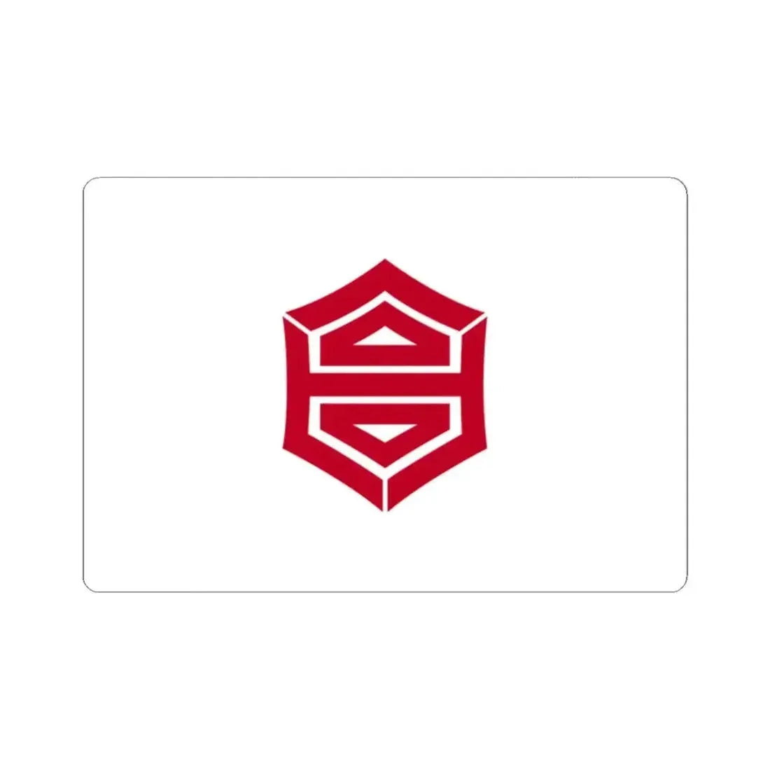 Flag of Kochi Kochi Japan - STICKER Vinyl Kiss-Cut Decal 2 Inch White - The Sticker Space