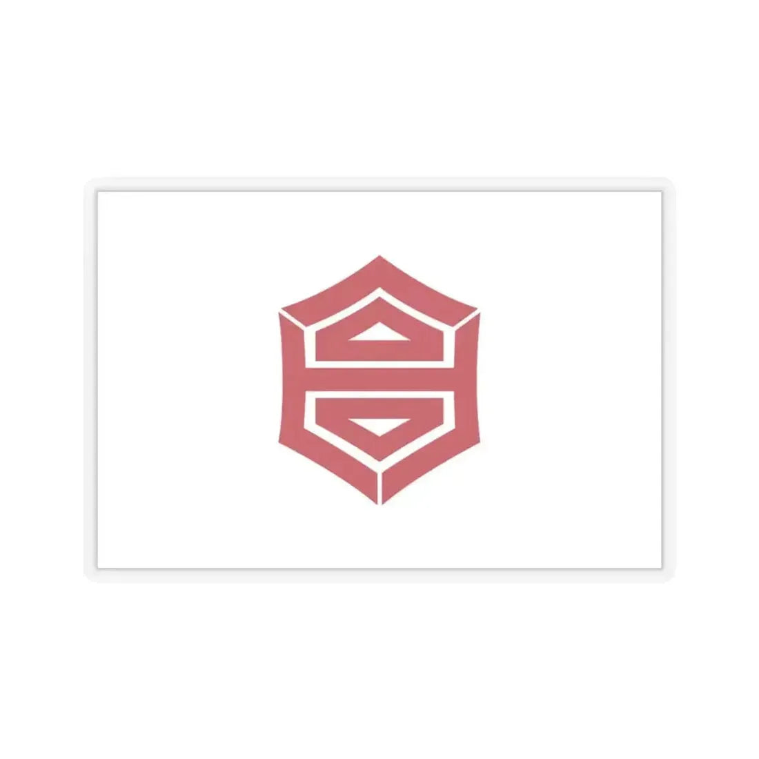Flag of Kochi Kochi Japan - STICKER Vinyl Kiss-Cut Decal 3 Inch Transparent - The Sticker Space