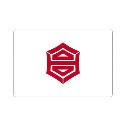 Flag of Kochi Kochi Japan - STICKER Vinyl Kiss-Cut Decal 3 Inch White - The Sticker Space