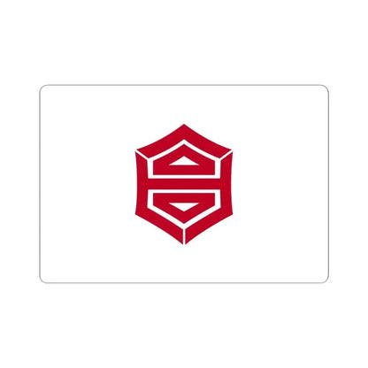 Flag of Kochi Kochi Japan - STICKER Vinyl Kiss-Cut Decal 4 Inch White - The Sticker Space