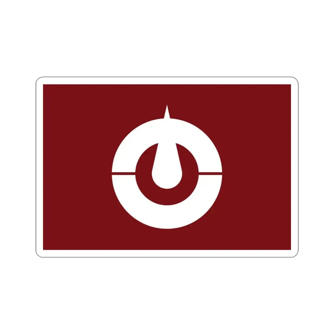 Flag of Kochi Prefecture Japan STICKER Vinyl Die-Cut Decal 3 Inch - The Sticker Space