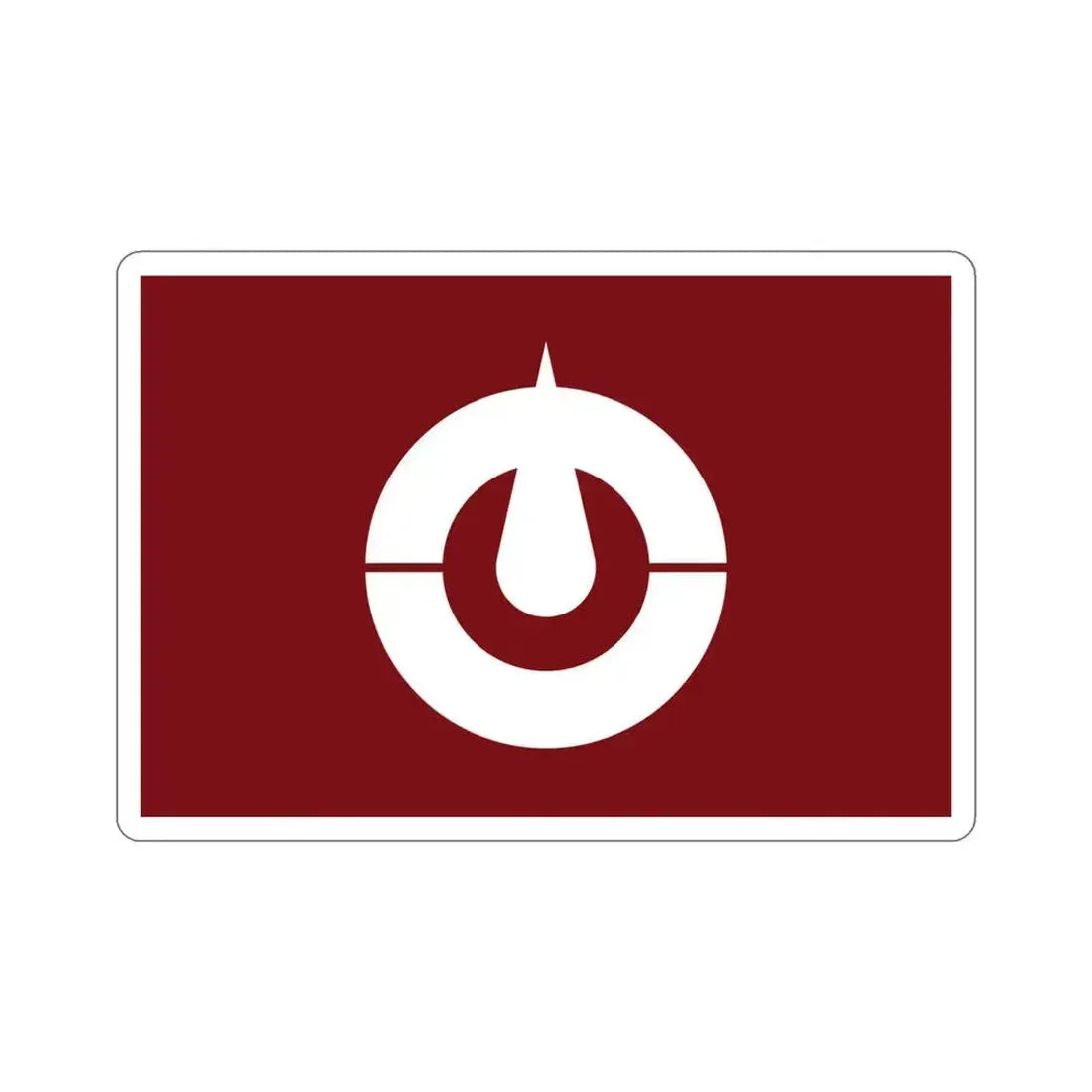 Flag of Kochi Prefecture Japan STICKER Vinyl Die-Cut Decal 4 Inch - The Sticker Space