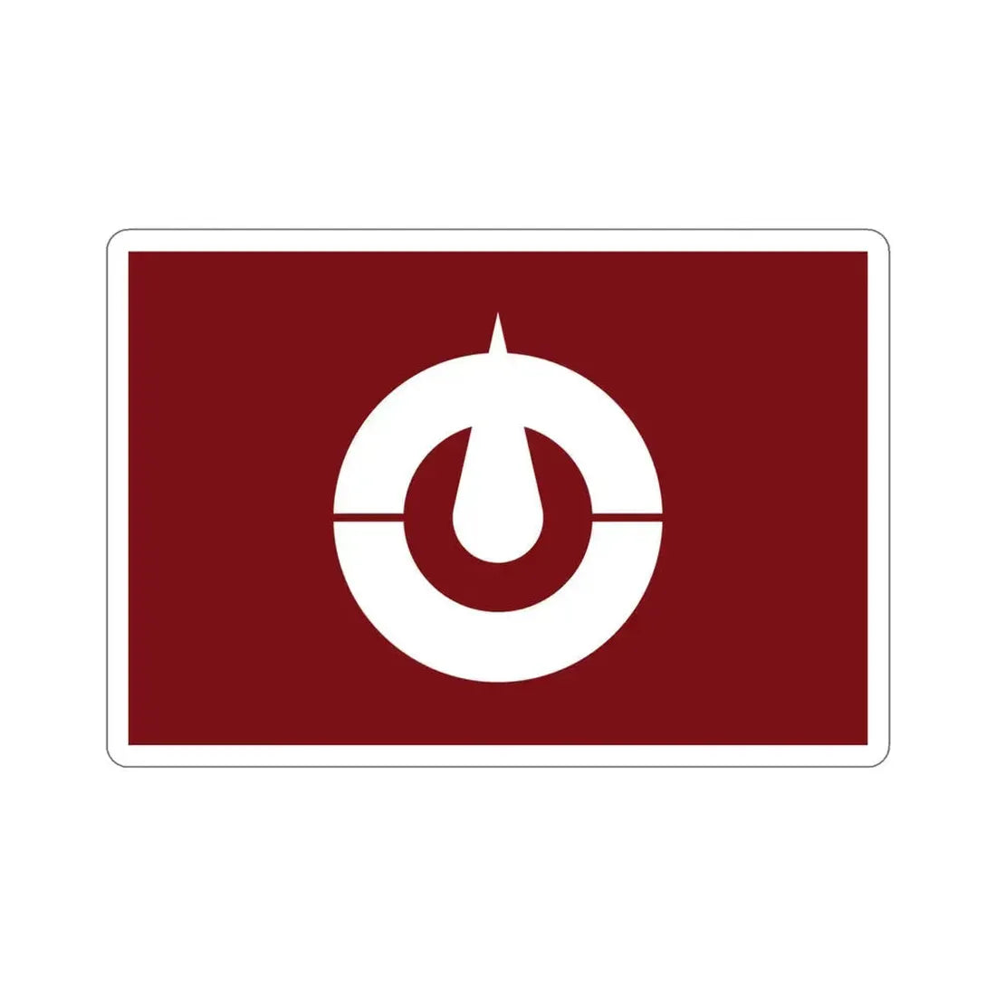 Flag of Kochi Prefecture Japan STICKER Vinyl Die-Cut Decal 4 Inch - The Sticker Space