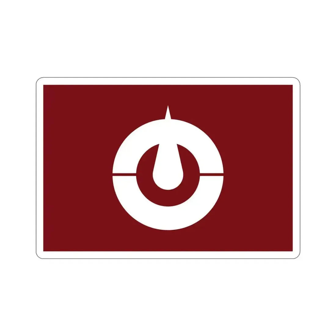 Flag of Kochi Prefecture Japan STICKER Vinyl Die-Cut Decal 5 Inch - The Sticker Space