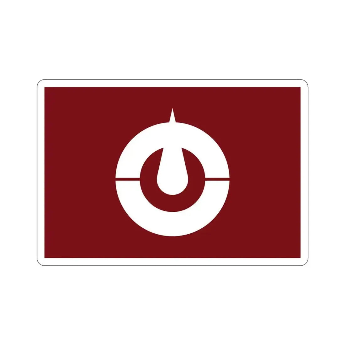 Flag of Kochi Prefecture Japan STICKER Vinyl Die-Cut Decal 5 Inch - The Sticker Space