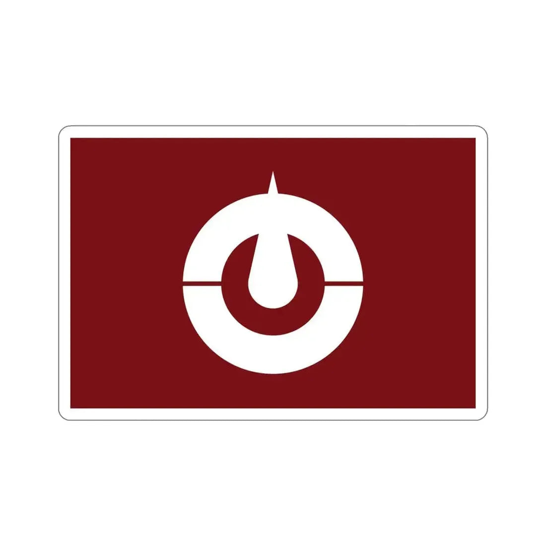 Flag of Kochi Prefecture Japan STICKER Vinyl Die-Cut Decal - The Sticker Space