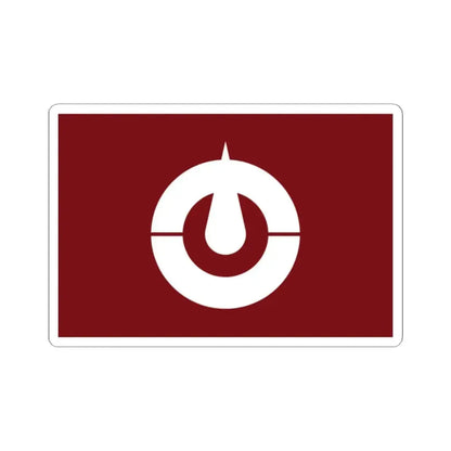 Flag of Kochi Prefecture Japan - STICKER Vinyl Kiss-Cut Decal 2 Inch White - The Sticker Space