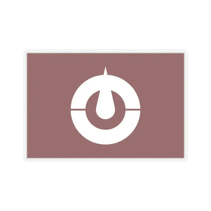 Flag of Kochi Prefecture Japan - STICKER Vinyl Kiss-Cut Decal 3 Inch Transparent - The Sticker Space