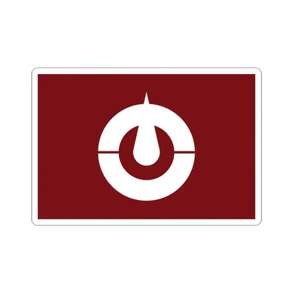 Flag of Kochi Prefecture Japan - STICKER Vinyl Kiss-Cut Decal 3 Inch White - The Sticker Space