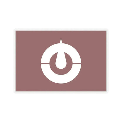 Flag of Kochi Prefecture Japan - STICKER Vinyl Kiss-Cut Decal 6 Inch Transparent - The Sticker Space
