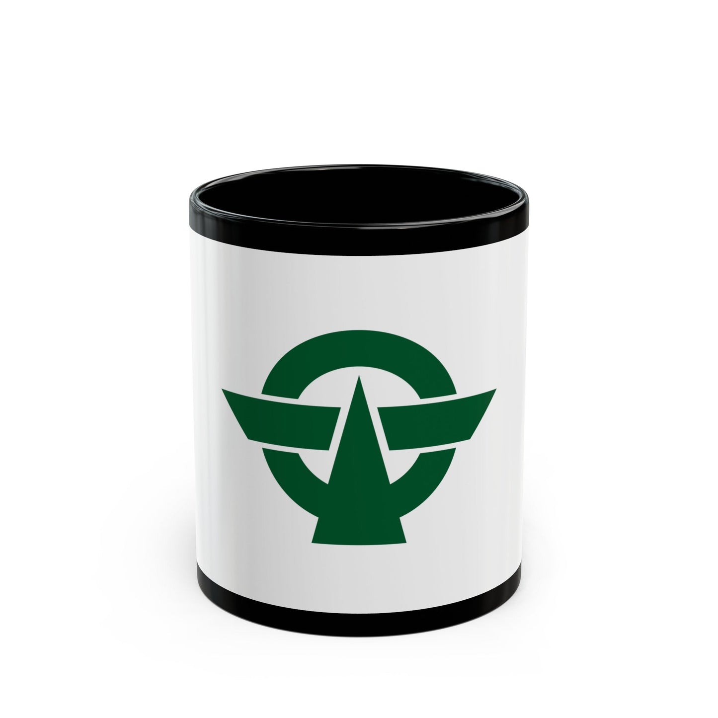 Flag of Kodaira Tokyo Japan - Black Coffee Mug-11oz-The Sticker Space