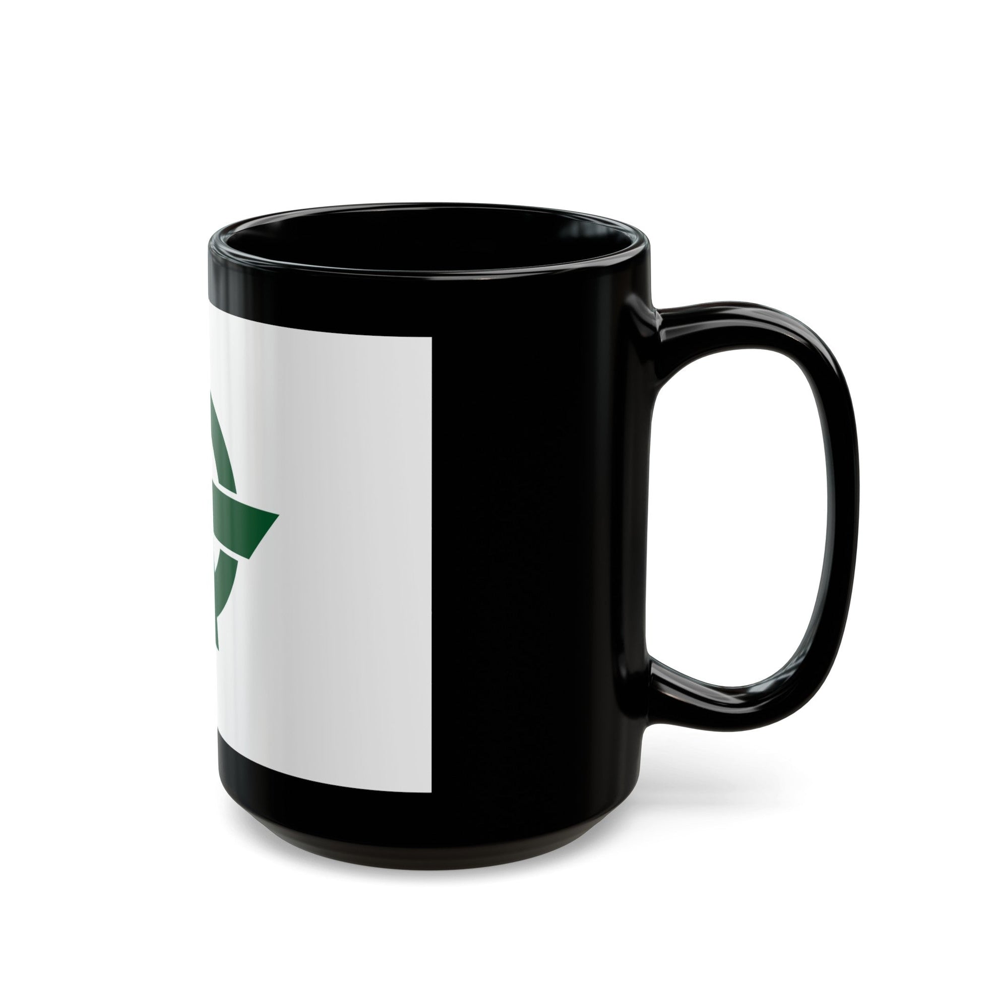 Flag of Kodaira Tokyo Japan - Black Coffee Mug-The Sticker Space