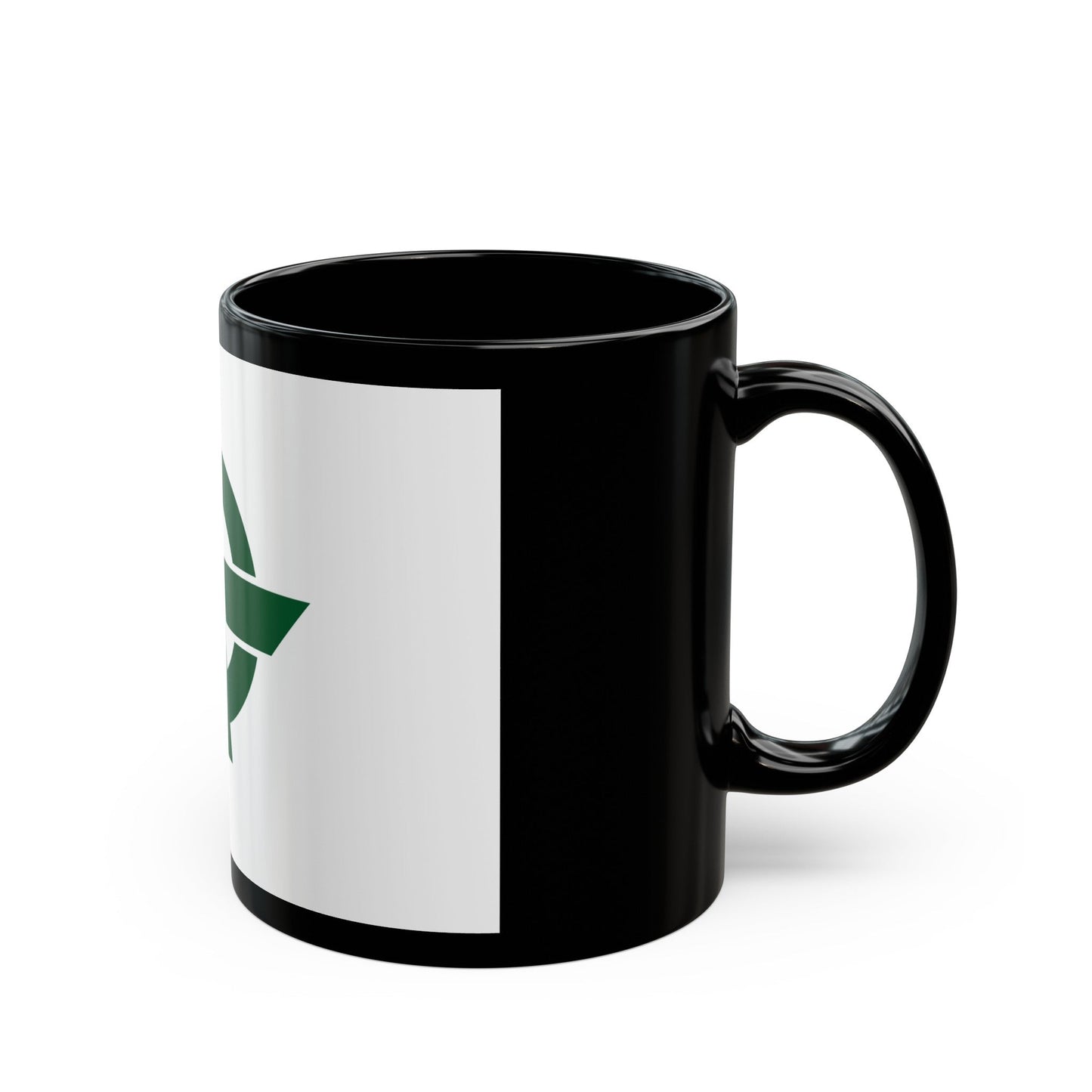 Flag of Kodaira Tokyo Japan - Black Coffee Mug-The Sticker Space