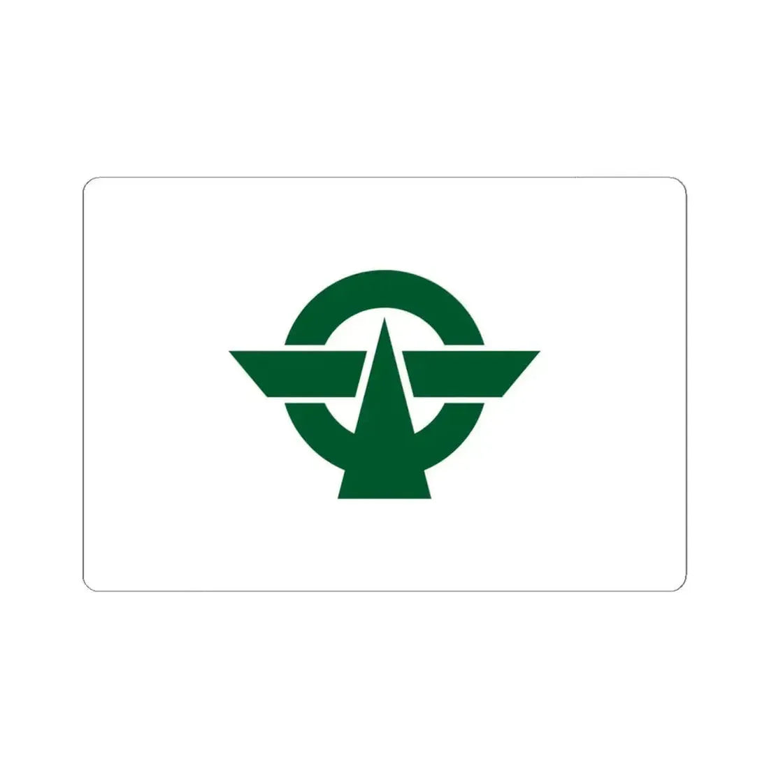 Flag of Kodaira Tokyo Japan - STICKER Vinyl Kiss-Cut Decal 6 Inch White - The Sticker Space