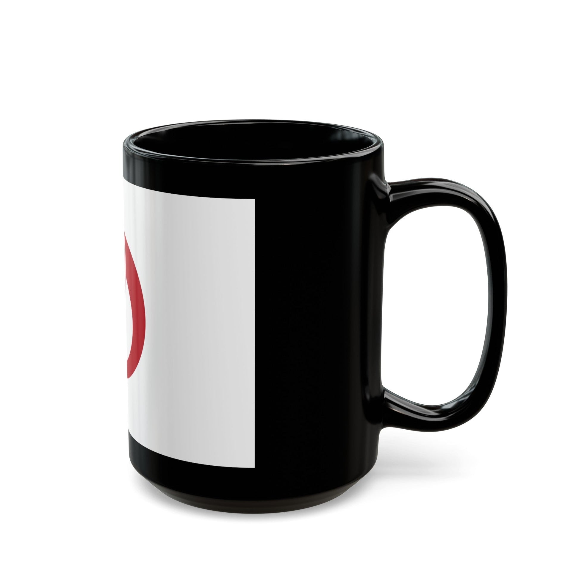 Flag of Koganei Tokyo Japan - Black Coffee Mug-The Sticker Space