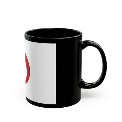 Flag of Koganei Tokyo Japan - Black Coffee Mug-The Sticker Space