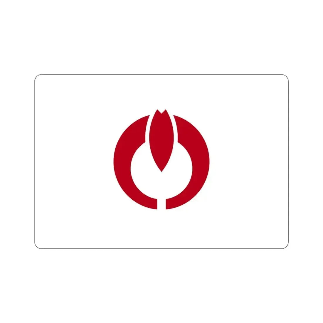 Flag of Koganei Tokyo Japan STICKER Vinyl Die-Cut Decal 4 Inch - The Sticker Space