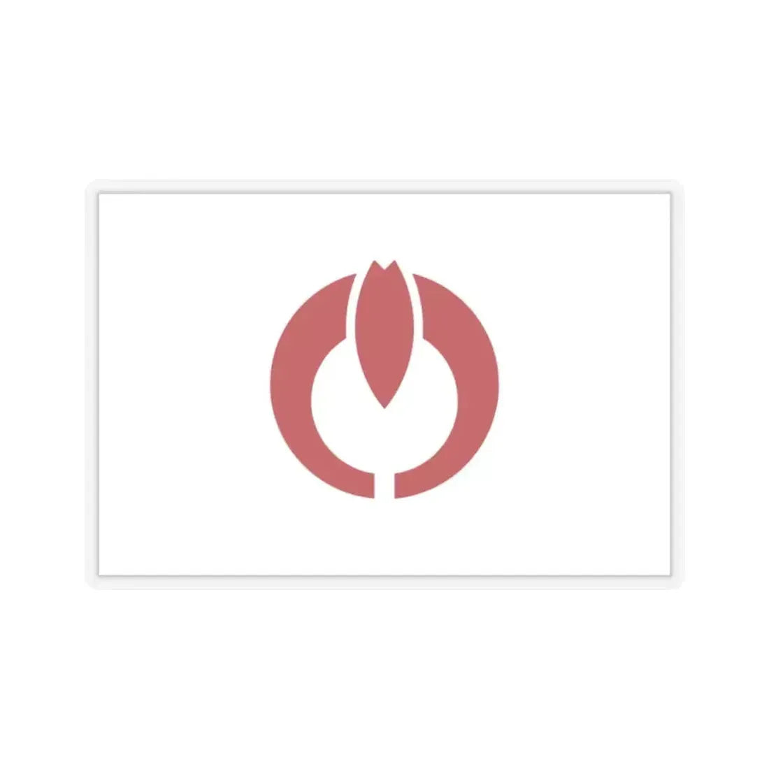 Flag of Koganei Tokyo Japan - STICKER Vinyl Kiss-Cut Decal 2 Inch Transparent - The Sticker Space