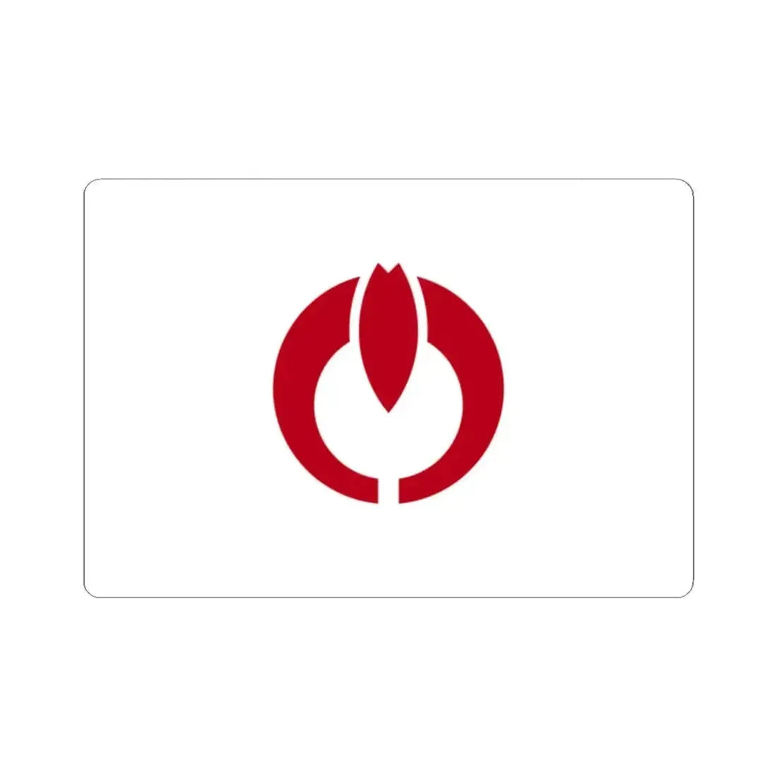 Flag of Koganei Tokyo Japan - STICKER Vinyl Kiss-Cut Decal 2 Inch White - The Sticker Space