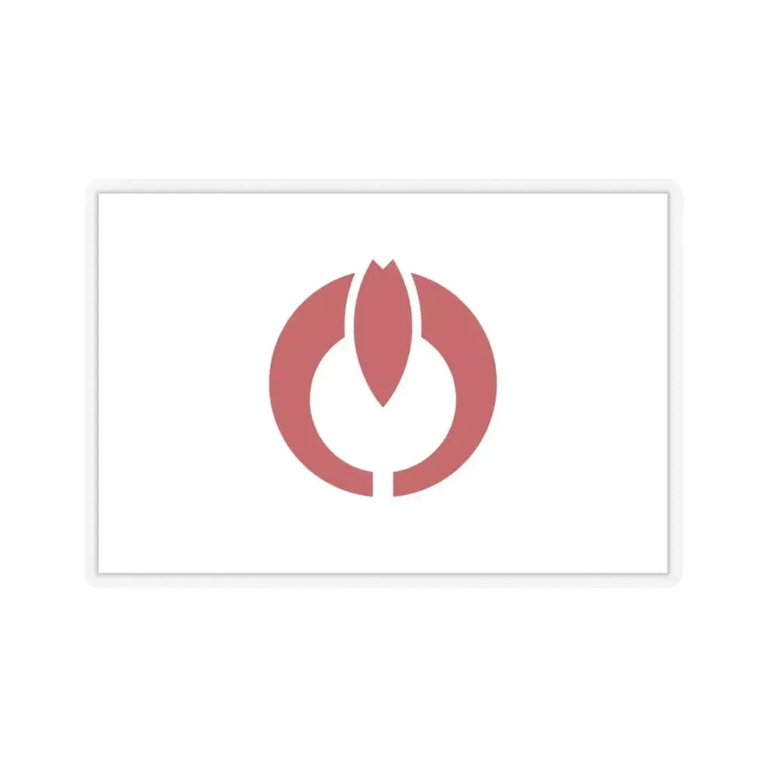 Flag of Koganei Tokyo Japan - STICKER Vinyl Kiss-Cut Decal 4 Inch Transparent - The Sticker Space