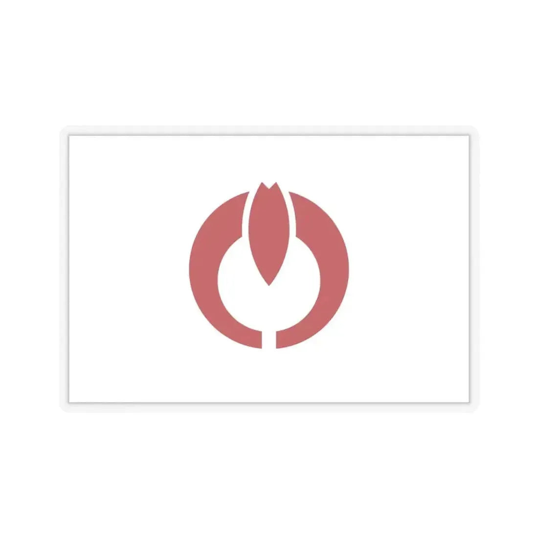 Flag of Koganei Tokyo Japan - STICKER Vinyl Kiss-Cut Decal 6 Inch Transparent - The Sticker Space