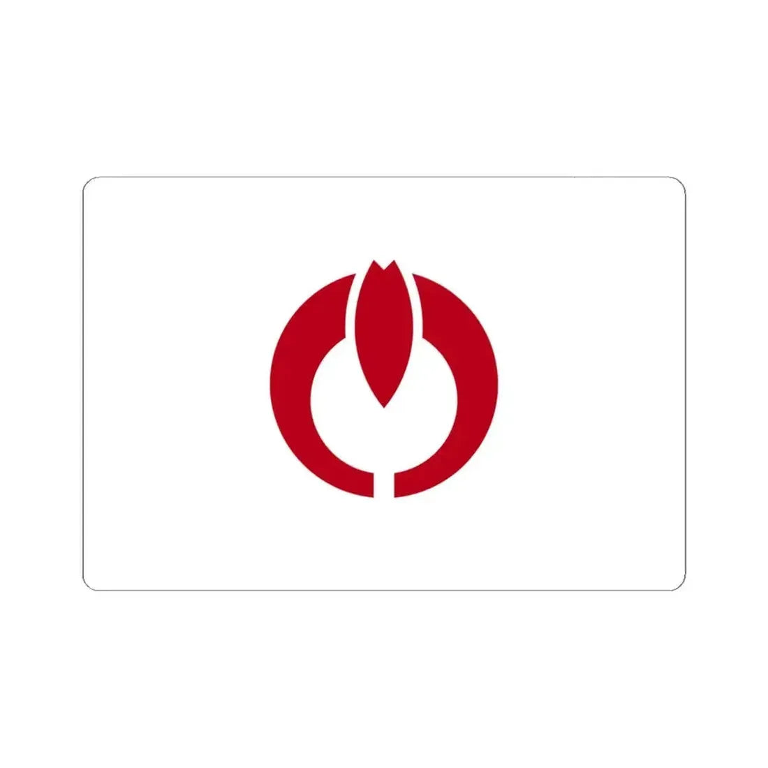 Flag of Koganei Tokyo Japan - STICKER Vinyl Kiss-Cut Decal 6 Inch White - The Sticker Space