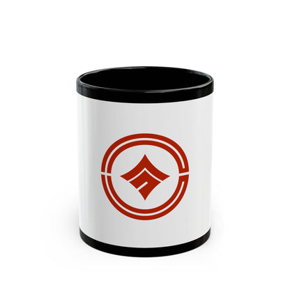 Flag of Kokubunji Tokyo Japan - Black Coffee Mug-11oz-The Sticker Space