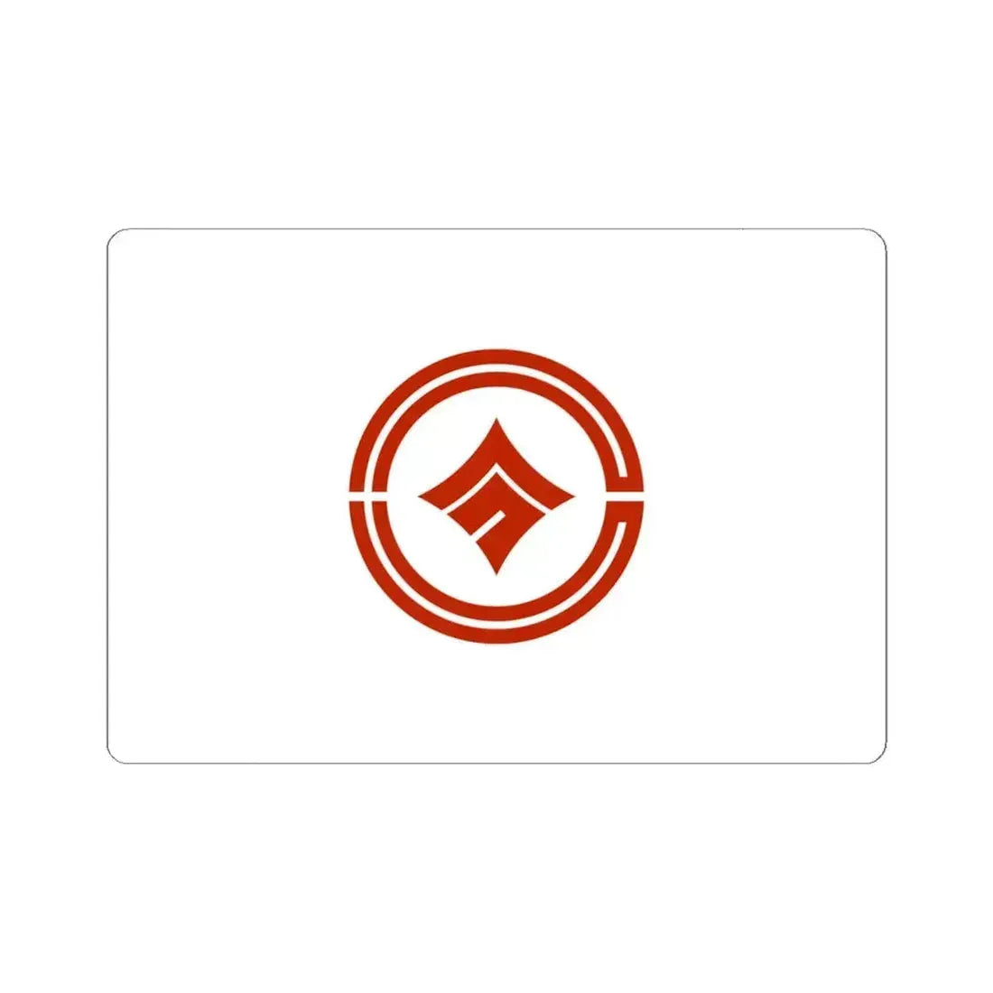 Flag of Kokubunji Tokyo Japan - STICKER Vinyl Kiss-Cut Decal 6 Inch White - The Sticker Space