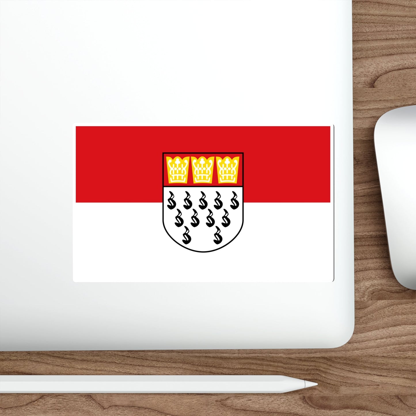 Flag of Köln Germany STICKER Vinyl Die-Cut Decal-The Sticker Space