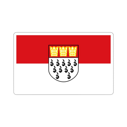 Flag of Köln Germany STICKER Vinyl Die-Cut Decal-4 Inch-The Sticker Space