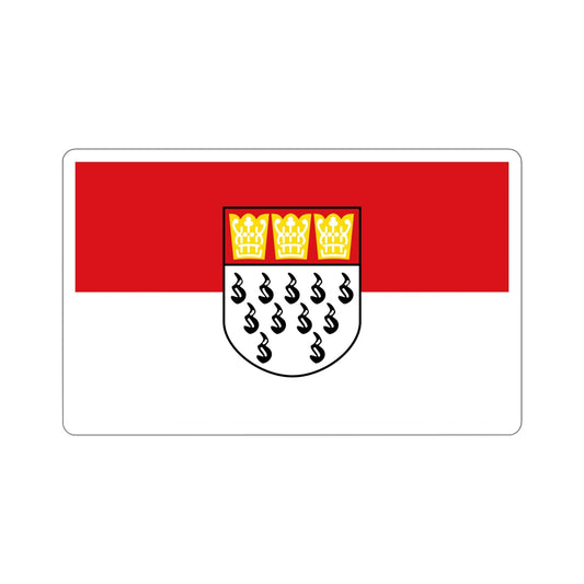 Flag of Köln Germany STICKER Vinyl Die-Cut Decal-6 Inch-The Sticker Space