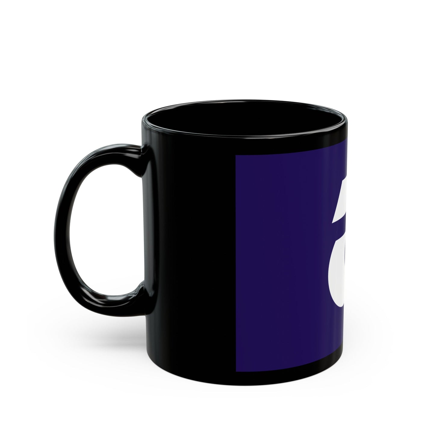 Flag of Komae Tokyo Japan - Black Coffee Mug-The Sticker Space