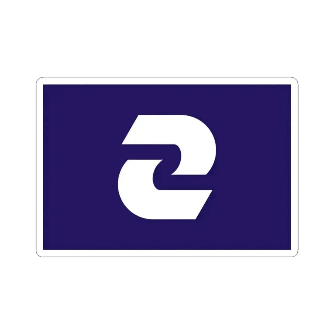 Flag of Komae Tokyo Japan - STICKER Vinyl Kiss-Cut Decal 3 Inch White - The Sticker Space