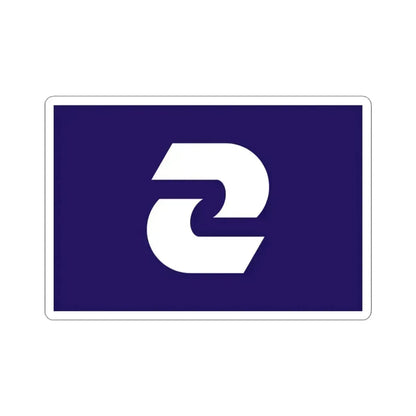 Flag of Komae Tokyo Japan - STICKER Vinyl Kiss-Cut Decal 3 Inch White - The Sticker Space