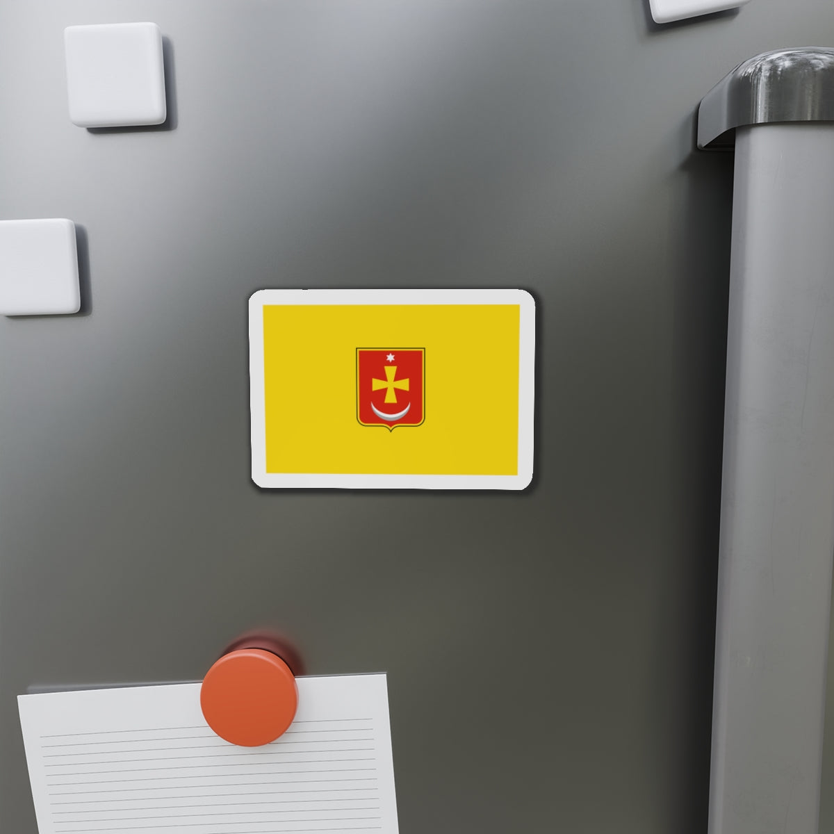 Flag of Konotop Ukraine - Die-Cut Magnet-The Sticker Space