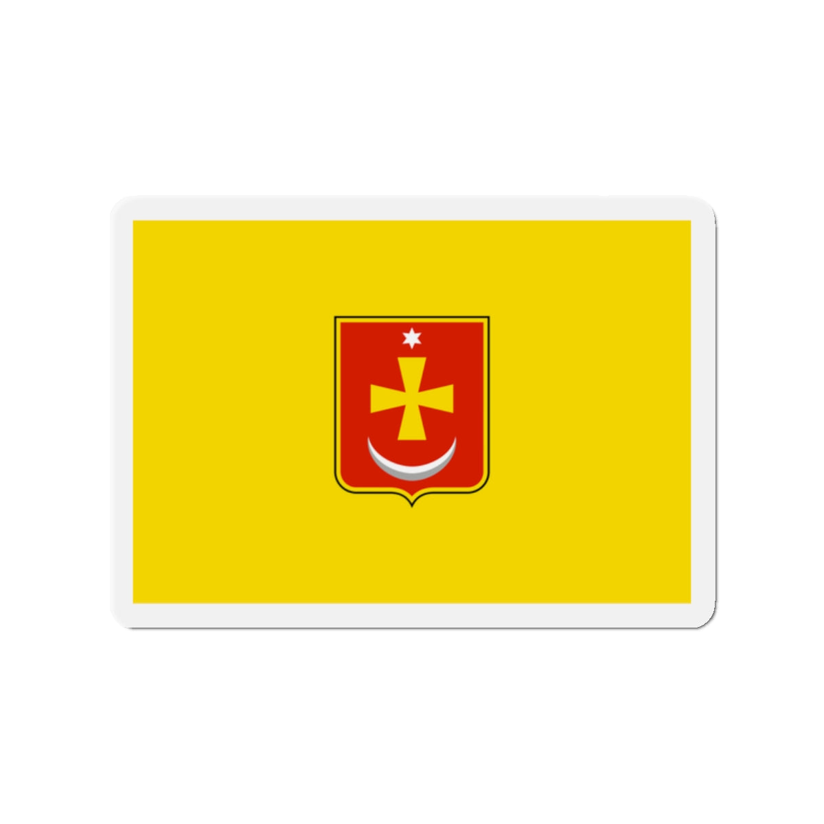 Flag of Konotop Ukraine - Die-Cut Magnet-2" x 2"-The Sticker Space