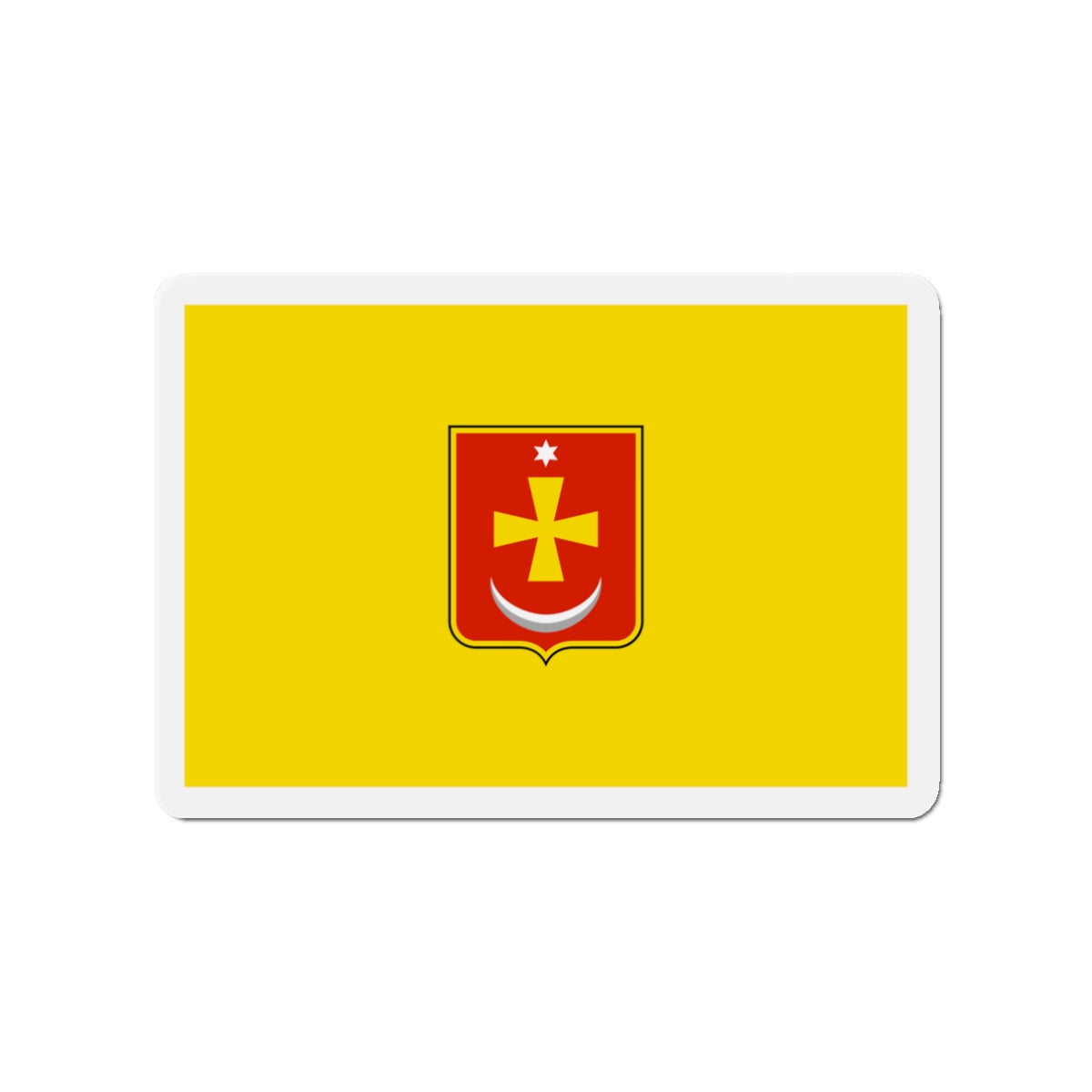 Flag of Konotop Ukraine - Die-Cut Magnet-3" x 3"-The Sticker Space