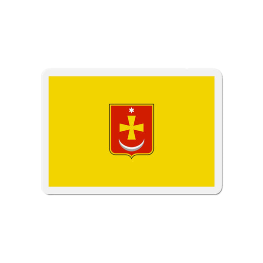 Flag of Konotop Ukraine - Die-Cut Magnet-6 × 6"-The Sticker Space