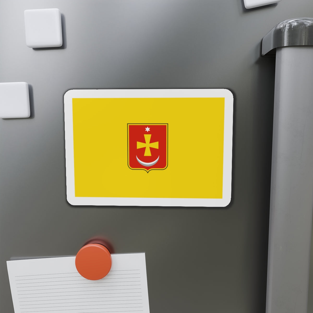 Flag of Konotop Ukraine - Die-Cut Magnet-The Sticker Space