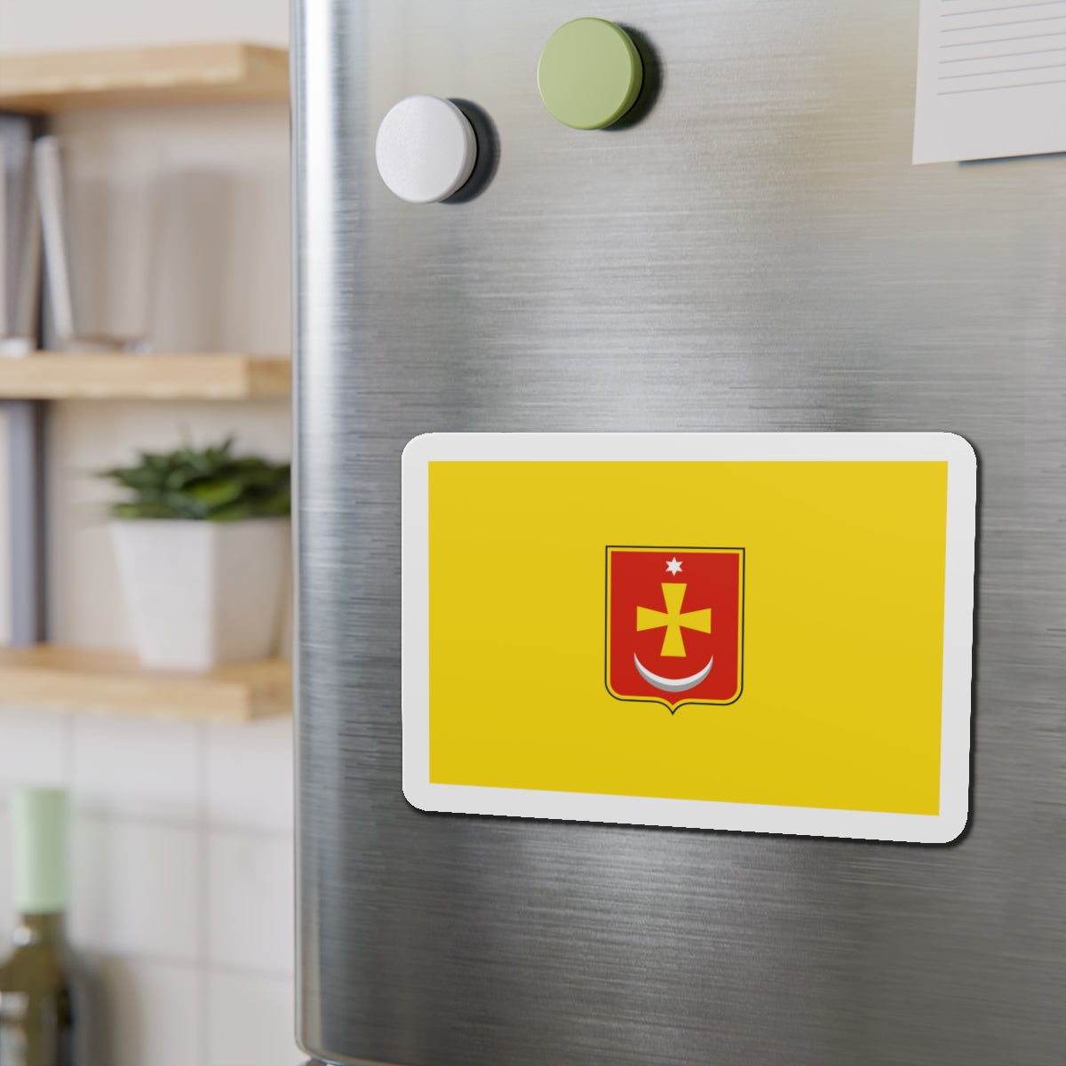 Flag of Konotop Ukraine - Die-Cut Magnet-The Sticker Space