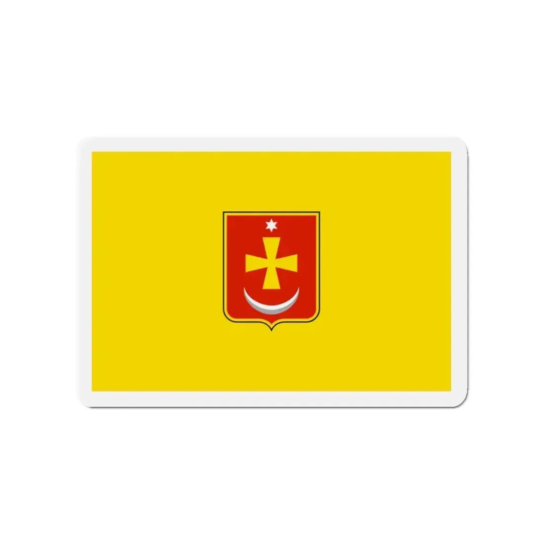 Flag of Konotop Ukraine - Refrigerator Magnet 3 Inch - The Sticker Space