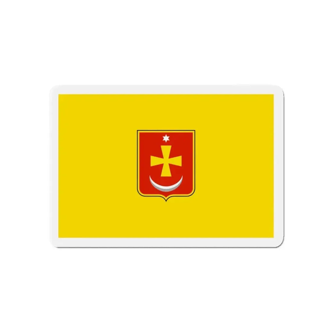 Flag of Konotop Ukraine - Refrigerator Magnet 4 Inch - The Sticker Space