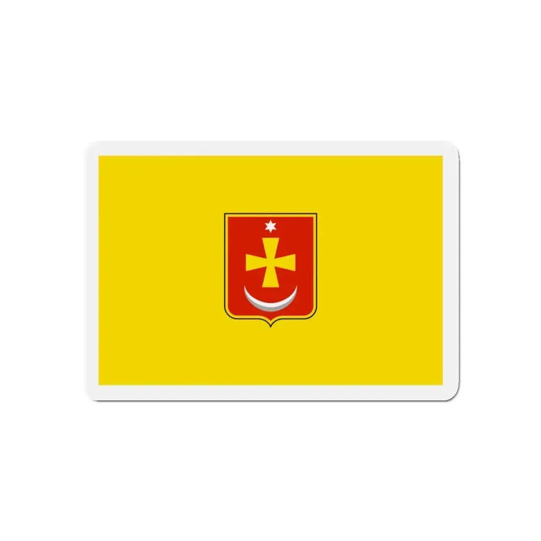 Flag of Konotop Ukraine - Refrigerator Magnet 5 Inch - The Sticker Space