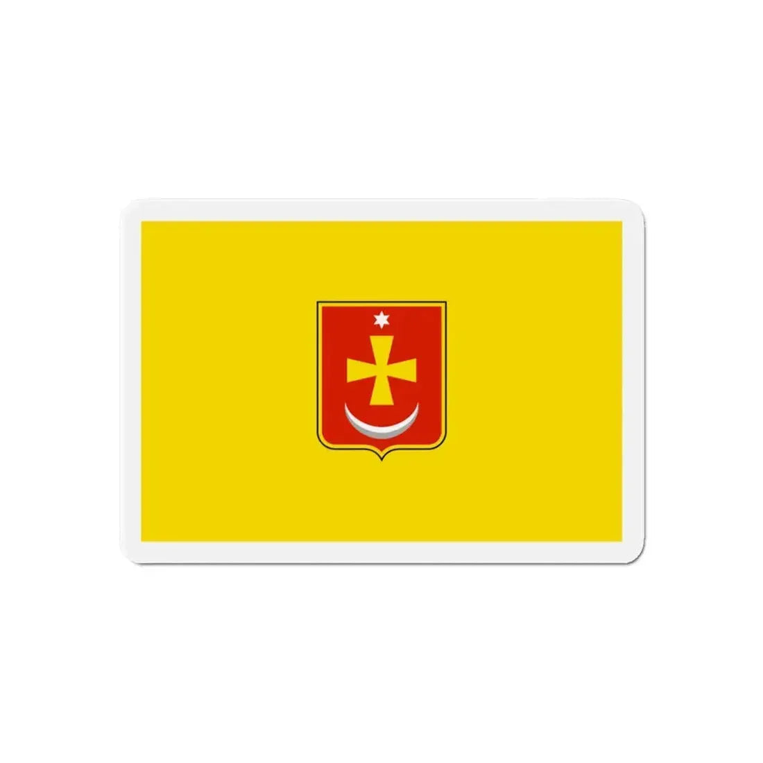 Flag of Konotop Ukraine - Refrigerator Magnet 6 Inch - The Sticker Space