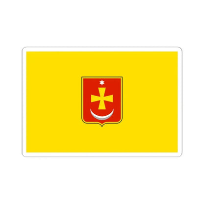 Flag of Konotop Ukraine - STICKER Vinyl Kiss-Cut Decal 2 Inch White - The Sticker Space